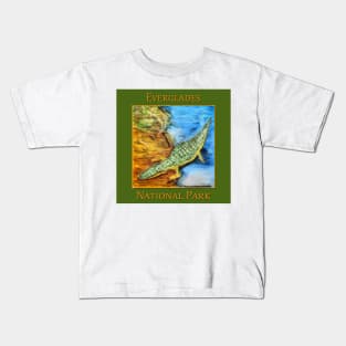 Everglades National Park, Crocodile Kids T-Shirt